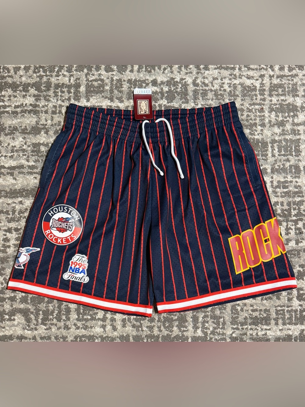 NWT - Mitchell & Ness Men’s Huston Rockets City Collection Shorts, Size - XL